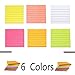 Creatiburg Sticky Note Pads 1200 Sheets Lined 3x3 inches Office Self-Stick Notes 12 Pads 6 Bright Colors Easy Post Individually Wrapped Carton Packaging Office Supplies Gift Set