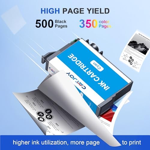 CATJOY Compatible with 604XL Ink Cartridges Multipack Compatible with Epson XP 2200 Ink XP-3200 XP-4200 XP-2205 XP-4205 Workforce WF-2910 WF-2930(10 Pack)