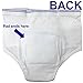 Petey's Washable Incontinence Underwear for Men (Super Protection) - Reusable Men's Briefs for Moderate to Heavy Leakage (Large)