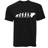 Evolution of Motorbike T-Shirt Motorcycle Rider Bike Biker Gift Funny Cool