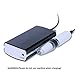 Rechargeable Nail Drill Machine Cordless Portable Manicure Set (Black)