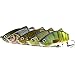 Isafish Fishing Lure 4 Sections Swimbait Bait Tackle