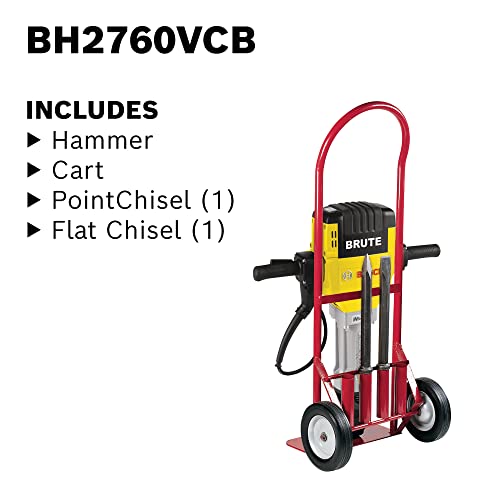BOSCH BH2760VCB 120-Volt 1-1/8 Brute Breaker Hammer with Basic Cart
