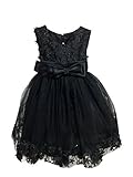 WEONEDREAM 4-12T Big Little Girl Pink Flower Girl Dresses