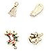 Christmas Pendants Charms for Bracelet Necklace Jewelry Making, Birthday, Christmas Day, Thanksgiving Day Gift for Children, Pack of 25 (Style 2)