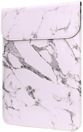 13 Inch Laptop Sleeve for Macbook Pro2016/2017 Leather Protective Laptop Case Carrying Bag for Notebook Laptop ,Marble Pattern,WAYIFON