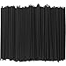 Giant Jumbo Black Drinking Straws: 8.5