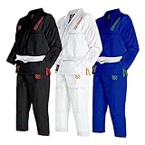 Sanabul Kids Highlights Brazilian Jiu Jitsu BJJ Gi (Black