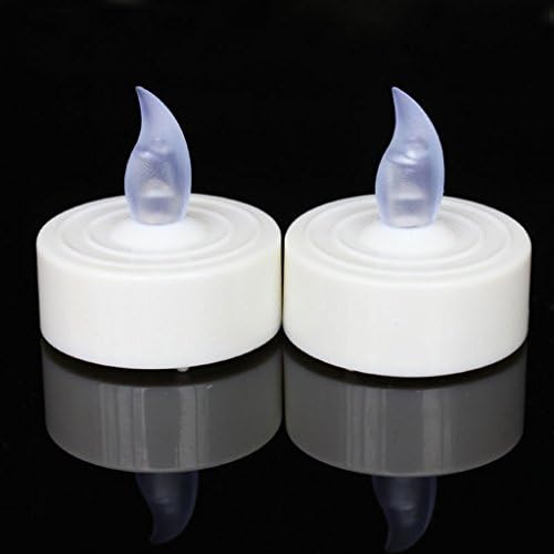 24pc Stunning Flameless LED Tea Light Candles - Realistic Battery-Powered Flameless Candles Fake Candles - Divine LED