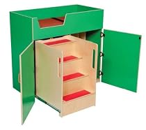 Healthy Kids Colors WD21075G Green Apple Deluxe Changing Table with Safety Steps