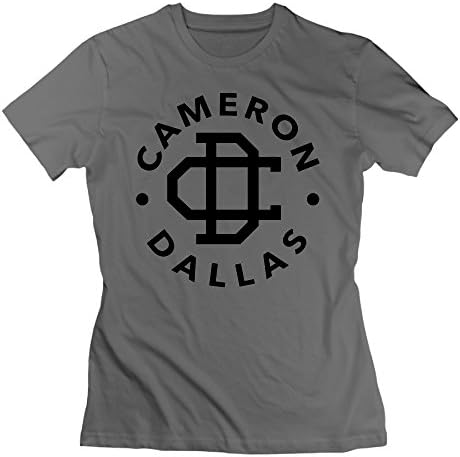 DETED Funny Jersey T-Shirt - Cameron Dallas Logo For Women's SizeXL DeepHeather