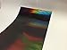 BLACK OilSlick/Rainbow/Overall/Shimmer Holographic Sign Vinyl, 24 Inch X 30 Ft