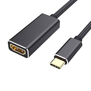 USB-C HDMI Adapter 4k 30HZ, USB-C naar HDMI Omvormer, Compatibel met Macbook/Macbook Pro/iMac/iMac Pro/Dell/Asus/HP…
