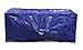 Earthwise Heavy Duty X-Large Moving Bags W/Backpack Straps Strong Handles & Zippers, Storage Totes For Space Saving, Fold Flat, Alternative to Moving Box (Blue - Set of 4)