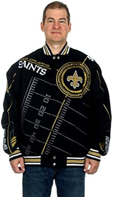 NFL New Orleans Saints Men's On Point Cotton Twill Jacket