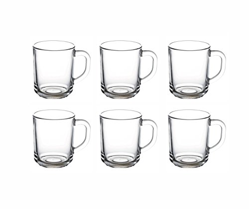 Pasabahce 55029 â Teeglas mit Henkel Pub, für Tee, Latte Macchiato, Irish Coffee, Punsch, Glühwein, HeiÃe Schokolade, 6er Set – Bild 3
