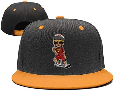 Gwende Zeno Snapback Bruno-Mars-24K-Magic-Cartoon Adjustable Trucker Baseball Cap Visor