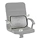 Lumbar Support with Double-Layer Mesh, Bundle Set Mesh Back Support Cushion for Car Seat Home Office Chair with Back Relief Fast Track Program for Orthopedic Lower Back Pain Relief Correct Posture