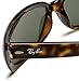 Ray-Ban JACKIE OHH - LIGHT HAVANA Frame CRYSTAL GREEN Lenses 58mm Non-Polarized