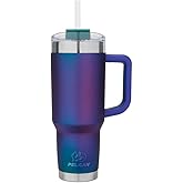 Pelican Hydration Pelican Porter™ 40 oz Vacuum Insulated Tumbler - Recycled Stainless Steel Double Wall Travel with Dual Lid, Powder Coated Insulated Coffee Mug For Hot Cold Drinks, Nebula