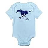 CafePress Infant Bodysuit - Mustang - Grunge Body Suit