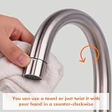 Grifema G4008 Kitchen Sink Tap Single Lever 360° Chrome Finish view 10