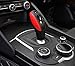 Eppar New Protective Shift Knob Cover Compatible with ALFA Romeo Giulia 2016-2019 (Red)