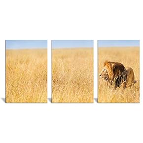 Wild View Animals Beasts Painting Artwork for Home...