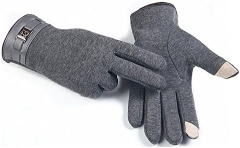 Yamde Touch Screen Winter Outdoor Windproof Warm Gloves（gray）