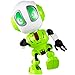 Force1 Ditto Mini Talking Robot for Kids - Robot Voice Changer Toy with Posable Body and LED Eyes, Green