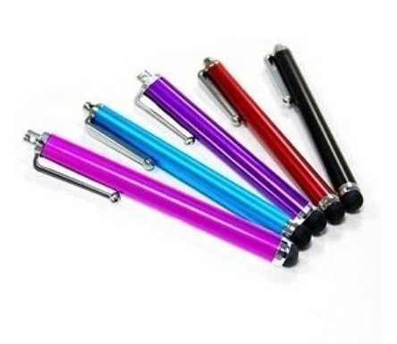 Poposh 5X Stylus Touch Writting Pen For Smartphone Android Tablet Apple iPhone 3 3G 3GS 4 4GS 4S/iPad 1 2 3 /Ipad mini/ Samsung Galaxy Tab 10.1 P7500 P5110 /Samsung Galaxy Note 10.1/ Samsung Galaxy Tab 7.0 P3110 P6100 P1000/10.1 Supertab, epad,apad, samsung galaxy S2 i9100 i9220 S3 I9300 ,S4 I9500, tab n7000/ HTC sensation XL, DESIRE HD ONE X ,LG P880,Nokia Lumia ,Blackberry ,etc uiversal (Union Jack Style)- Rose Purple Red Blue Black