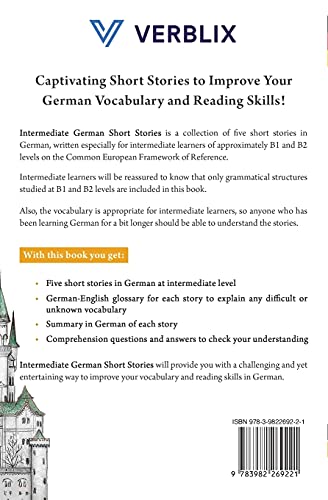 Intermediate German Short Stories: Learn German Vocabulary and Phrases with Stories (B1/ B2) 1