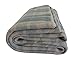 Woolly Mammoth Woolen Company Farmhouse Collection French Country Wool Blanket (Teal/Cream Plaid)