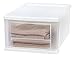 IRIS USA 7qt/1.75gal Plastic Stacking Drawer, White