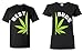 Couple Matching Best Buds Pot Leaf T-shirt Marijuana Weed