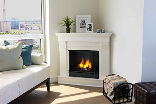 Home-Complete Firewood Rack Holder With Decorative Scroll Design- Metal Outdoor Indoor Log Storage Bin for Fireplace Firepit and Wood Stove (Black)