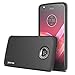 OMOTON Moto Z2 Play 2017 Case - Dual-Layer [Soft TPU Interior] [Durable PC Exterior] Case Cover for Motorola Moto Z2 Play XT1710 5.5 inch (2017), Black