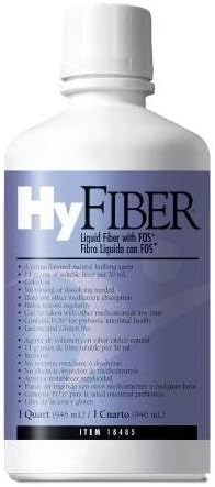 Hyfiber Liquid with FOS, 32 oz, 4 Case by Nelmed