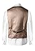Hanayome Men's 2017 Top Designed Casual Formal Suit Vest Slim Fit Dress Waistcoat,Light Brown,M(US Tag Chest 40