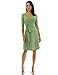 PattyBoutik Women Faux Wrap A Line Dress