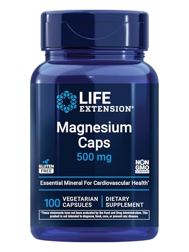 Life extension |Magnesio 500mg 100 cápsulas | Magnesium 500mg 100 CAPS