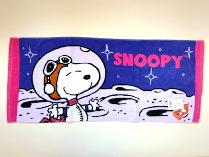 Amazon スヌーピーフェイスタオル キャラクター雑貨 宇宙飛行士 フェイスタオル ホーム キッチン オンライン通販