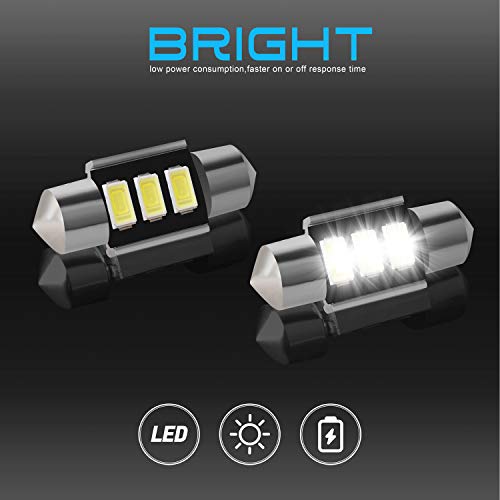 HERCOO Roof Map Dome Light Cover Lens Kit Overhead Interior Dome Lamp