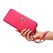 Small Crossbody Bag Cell Phone Purse for Women,Women Wallet Long Clutch Faux Leather Card Holder Fashion Hand Purse Lady Woman Handbag Bag-Hot Pink