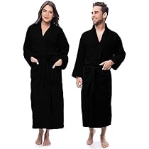 Amazon.com: ARC HOME 100% Cotton Terry Bathrobe for Women