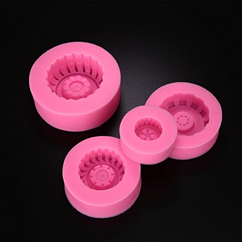 Kicode Cute Silicone Motorcycle Tires Shaped Cupcake Fondant Cake Mould Bakeware Decor Cake Molds Tools - Thumbnail 7