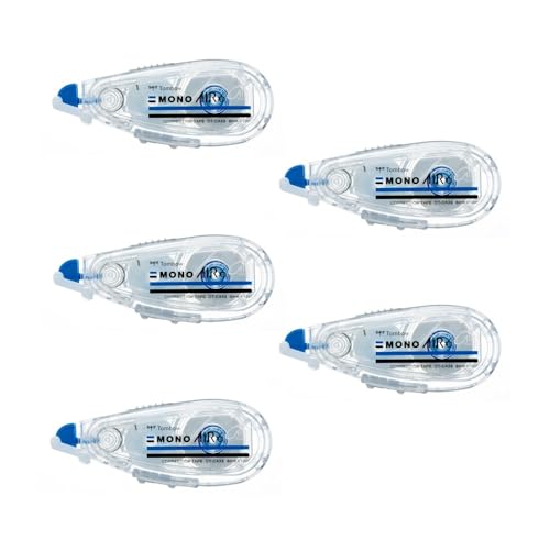 トンボ(Tombow) 鉛筆 修正テープ MONO モノエアー つめ替えタイプ 6mm 5個 CT-CAX6-5P