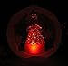 BANBERRY DESIGNS Angel Lighted Ornament - Angel Praying in a LED Frosted Glass Globe - Christmas Tree Decorations