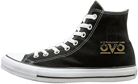 NGGHF Owl OVO High Top Sneakers Canvas Shoes Cool Sport Shoes Hot Dance Unisex Style Size 37