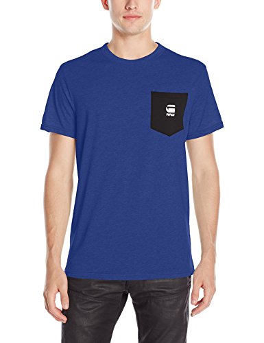 G-Star Raw Men's Yarek Short Sleeve Contrast Pocket T-Shirt
